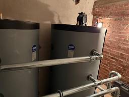 Aktuelles Projekt Einbau einer Fünfer Wärmepumpen Kaskade in einer Kirche &nbsp;&copy;&nbsp;Sanitär & Heizungsbau May